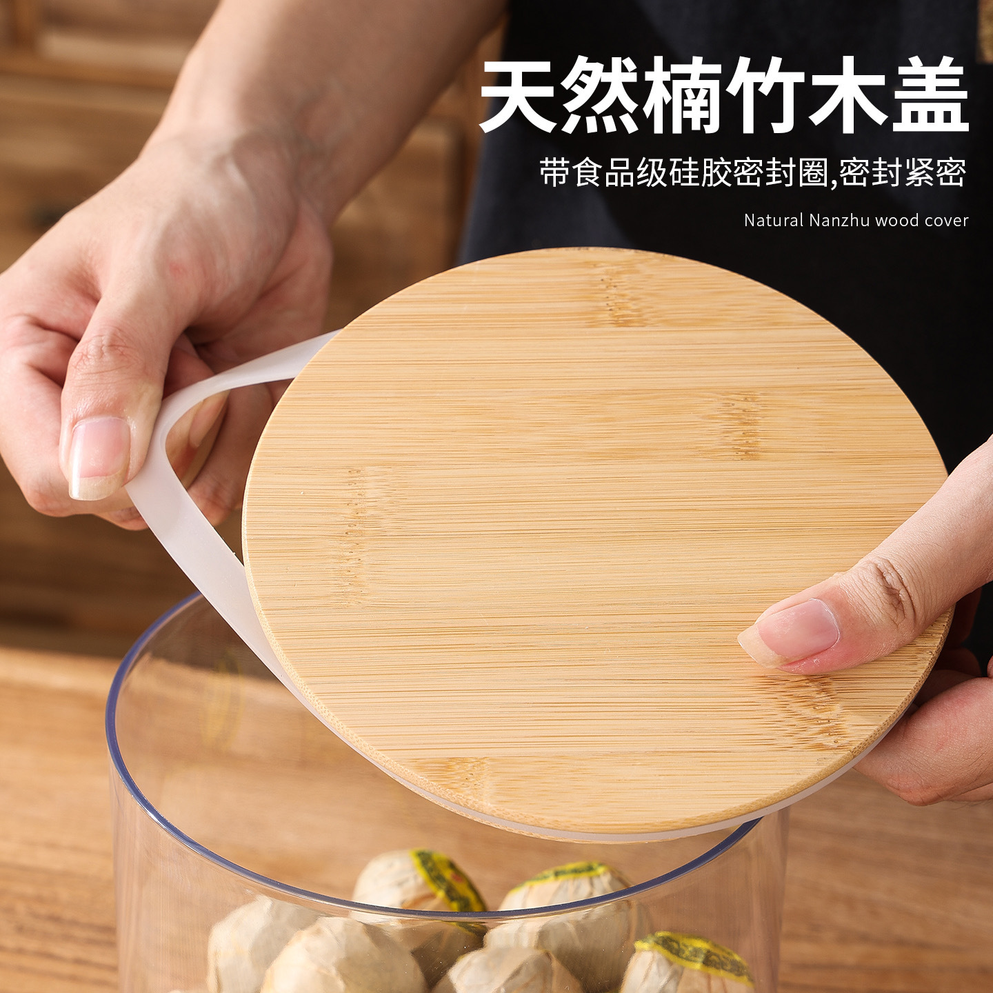 Fábrica directa de gran capacidad tanque de sellado de plástico naranja pequeña hoja de té de medicina tradicional china muestra botella de almacenamiento de goma de pescado almacenamiento de cáscara de naranja