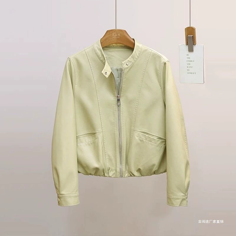 Short spring jacket, oversize, for teenagers