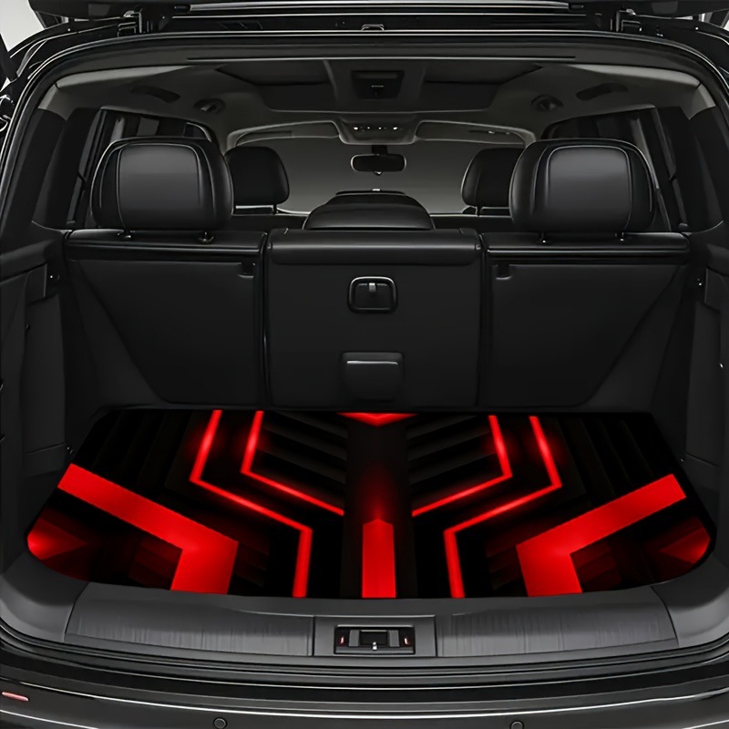 Cross-Border Amazon Cool Tech-Savvy Car Trunk Mat, All-Season Crystal Velvet Dirt-Resistant and Wear-Resistant Foot Mat
