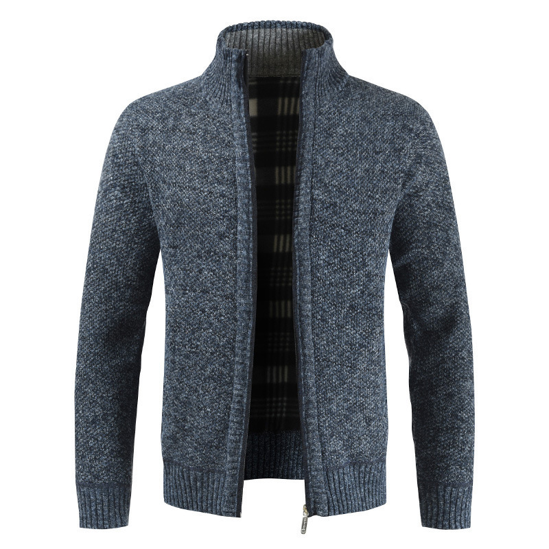 Amazon Cross-Border Men's Clothing Foreign Trade Men's Sweater Jacket Loose Sweater Men's Casual Youth Knitted Cardigan Trendy