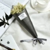 Original color crystal grass + black paper ice cream cone