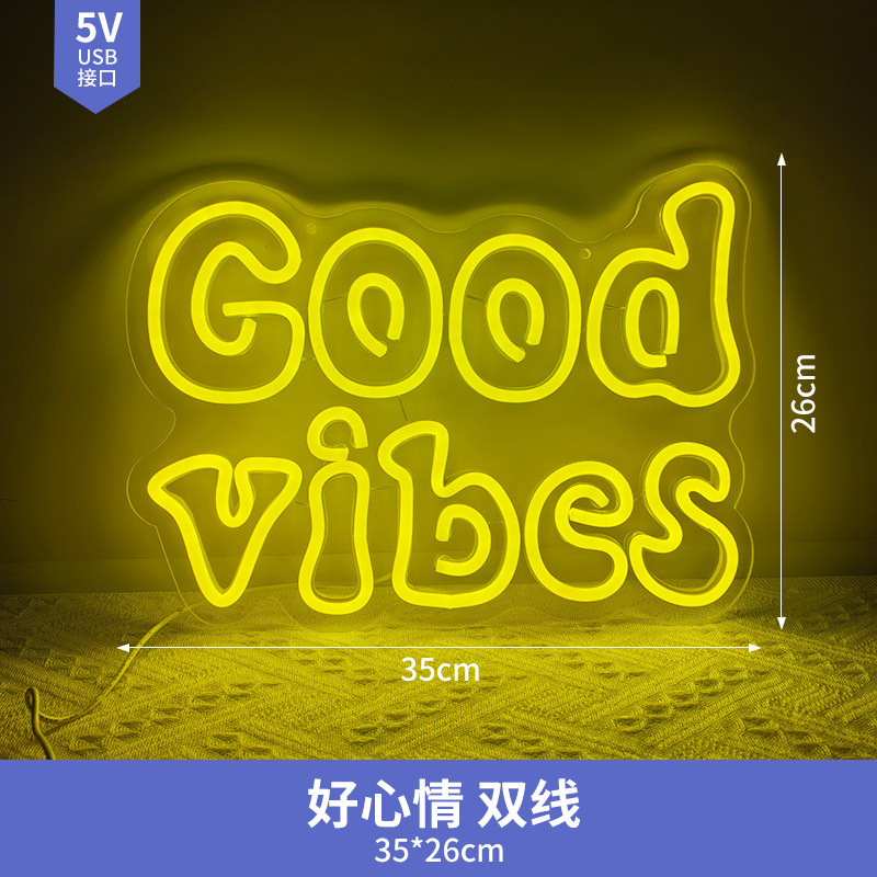 发光字母灯牌定制跨境亚克力led霓虹灯广告牌店铺创意装饰氛围灯|undefined