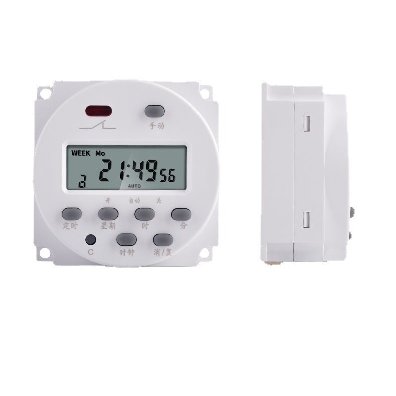 CN101A pequeño temporizador interruptor de control de Tiempo circuito abierto del microordenador Inglés apagado automático temporizador de publicidad