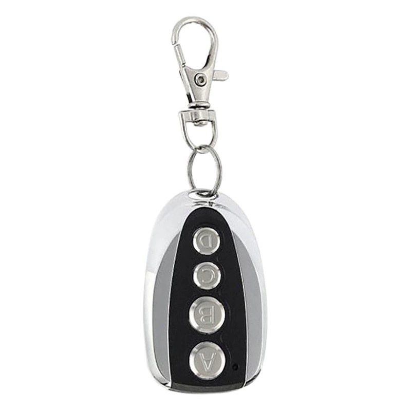 433 МГц беспроводной копирующий пульт дистанционного управления металлический четырехкнопочный рольставней гаражных ворот для копирования кодового ключа дистанционного управления