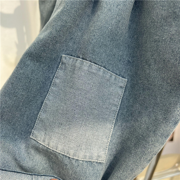 2024 Summer Korean Children's Thin Patch Capris Boys' Loose Wide Edition Denim Radish Pants Trend_voghion.com