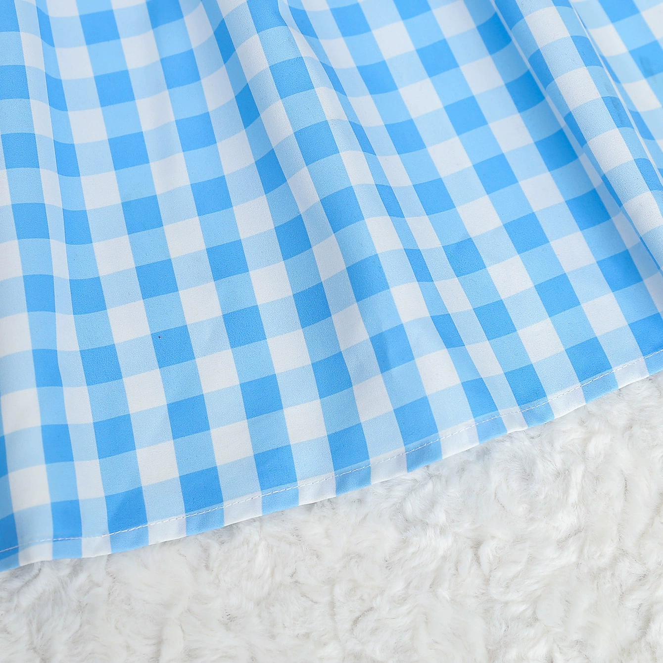 (Cross-border trading), summer dress, children's cute cartoon skirt for princess, with embroidery, puff sleeves