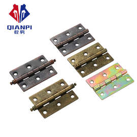 新中式仿古合页铰链 木箱工艺品盒连接合页铁黑色粗轴承合页 明装