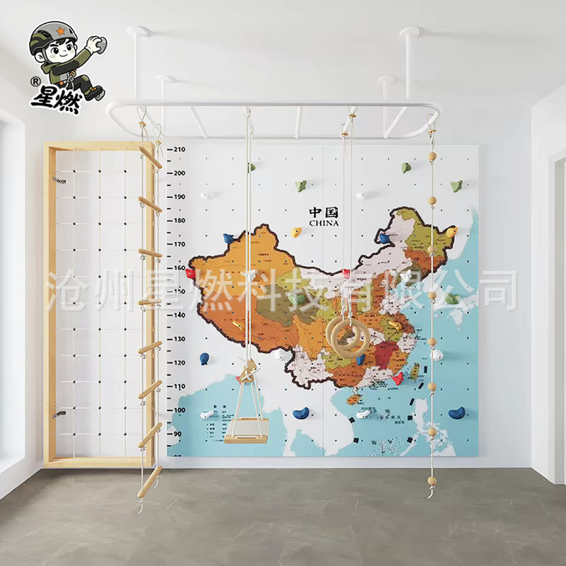 Climbing wall for children, indoor climbing wall for home use, customized rock climbing wall for kindergartens and families, children's room climbing wall Climbing wall for children, indoor climbing wall for home use, customized rock climbing wall for kindergartens and families, children's room climbing wall