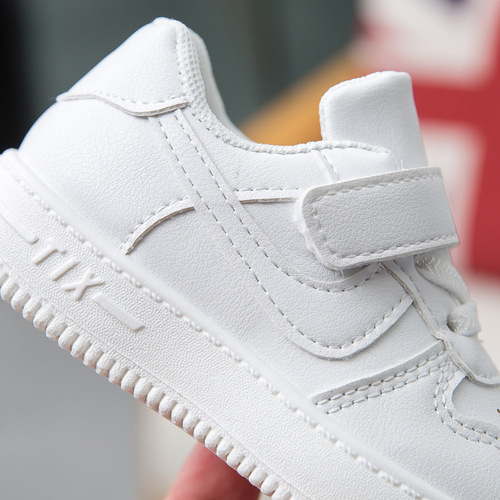 Spring and Autumn Ultra-Light Children's Sports Shoes with Soft Insole, Unisex Children's Shoes, School White Sneakers for Kids