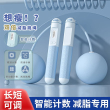 厂家直销计数无绳跳绳中考学生钢丝绳跳绳成人健身便携式竞速跳绳