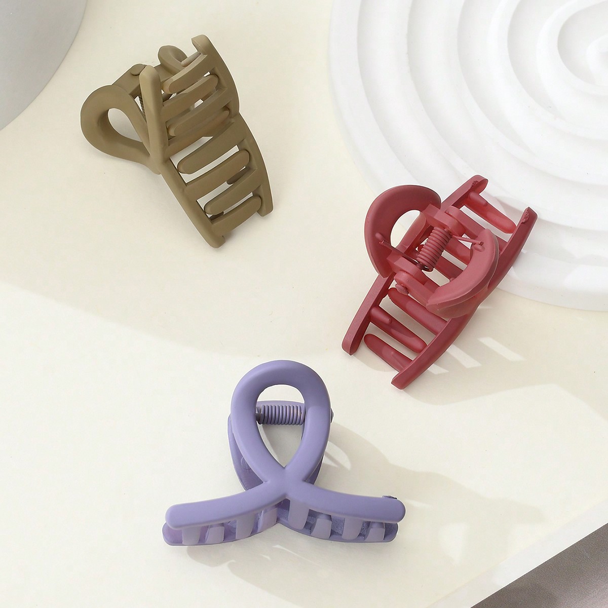 3-piezas pequeño tamaño clip helado mate niña niños mini lindo color horquilla roto pelo tiburón clip transfronterizo