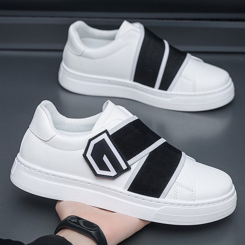 Men's Trendy Brand All-match Breathable Sneakers Four Seasons Casual Shoes Fashion Trendy Sports Shoes Velcro Men's Harajuku Style Shoes