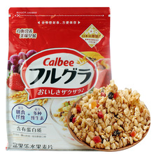 日本进口卡乐比水果麦片燕麦片早餐零食即食冲饮谷物代餐700g