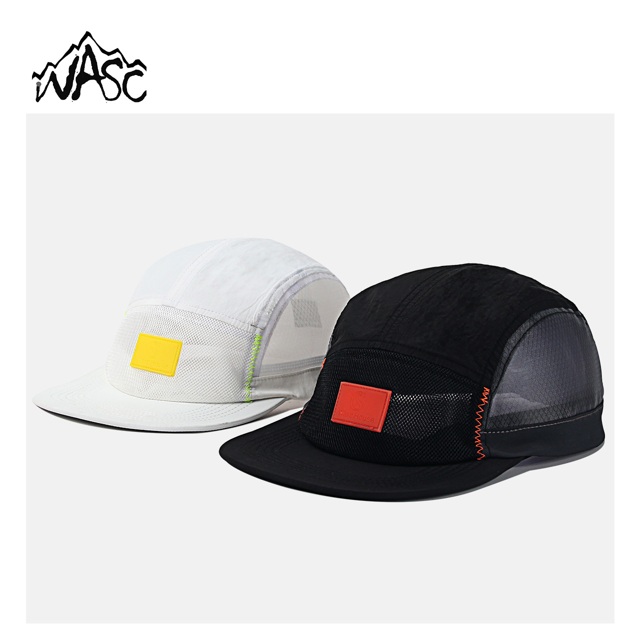WASC山系男女夏季薄款透氣鴨舌帽網眼防曬遮陽戶外涼帽釣魚登山帽