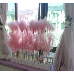 Reed Everlasting Flower Bouquet Window Display Decoration Dusting Flower Wheat Ears Dried Flowers Wedding Props Air-Dried