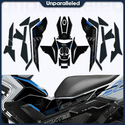 368g Fuel Tank Stickers, Thickened | Motorcycle engine and accessories - 26-models-of-d2-full-set-including-pedal-underguard-armor-pet-thickened-matte