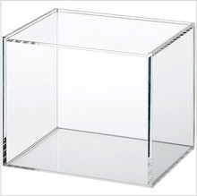 展示盒子亚克力收纳盒展示架拍摄水槽透明罩有机玻璃板材地台
