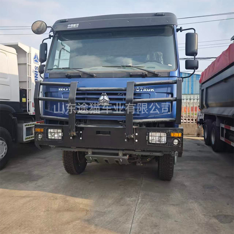 Cross-Border Howo 6X4 Dump Truck 371/375 Horsepower Rear Eight-Wheel Engineering Dump Truck for Africa
