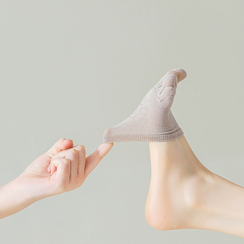 Spring summer thin invisible socks for toes