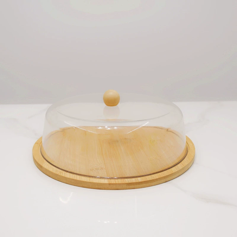 Оптовая прозрачная крышка для торта из ПЭТ, дегустационная тарелка с крышкой, тарелка для демонстрации десертов, хлеба и закусок, крышка для сохранения свежести