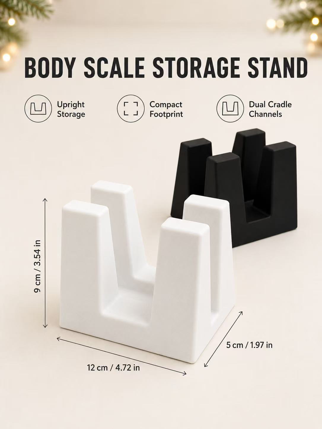 3D Xiaomi Personenwaage mit Aufbewahrung, doppeltem Ständer, bohrloch-frei, freistehend, Badezimmer-Körperfettwaage, Standgestell, Haushalt, platzsparend