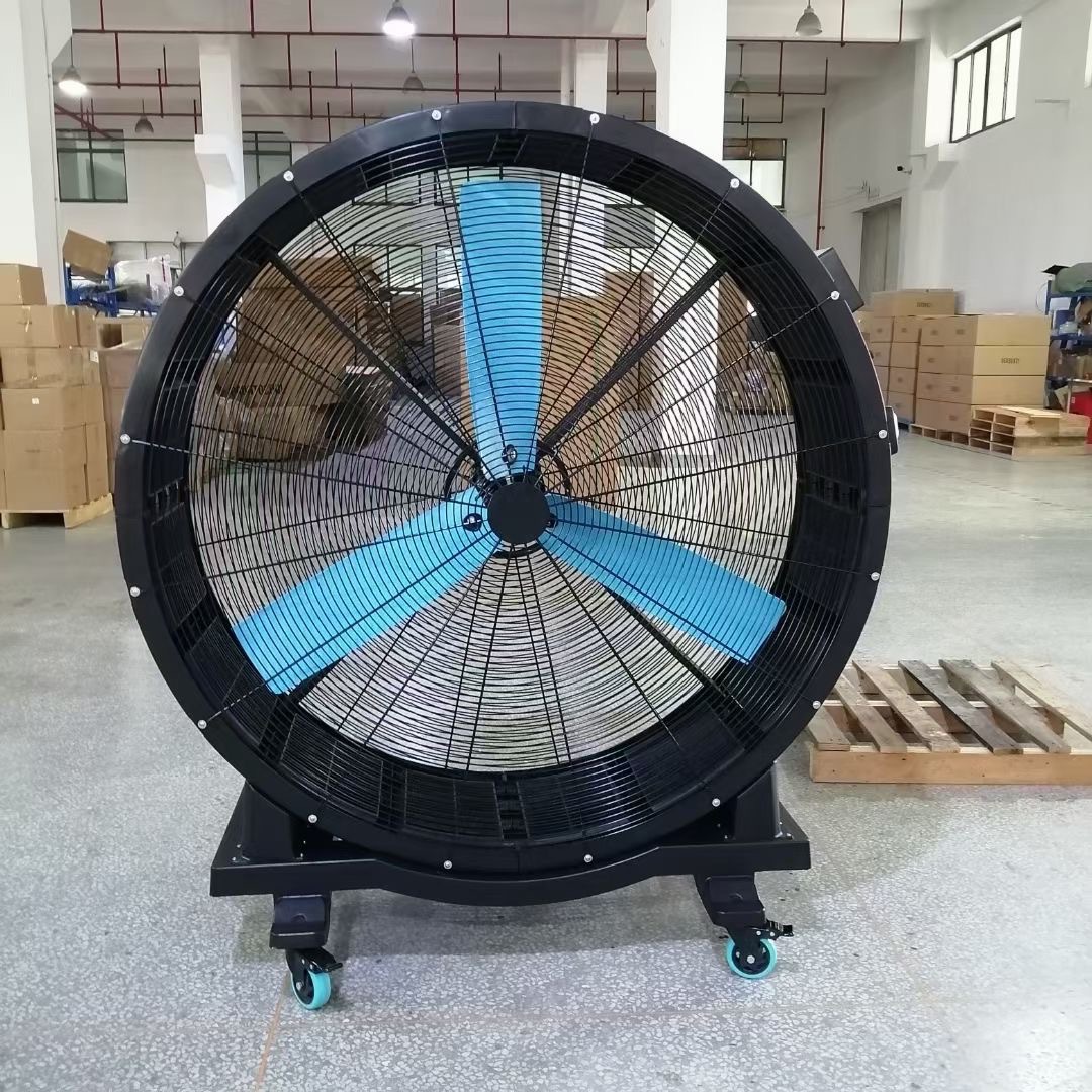 Stk Cooling Equipment Industrial Mobile Big Fan Large Floor Industrial Fan Mobile Air Cooler
