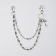 European and American Fashion Cool Dark Style Crowdo Element Bag Hanging Chain Sword Round Bead Cross Waist Chain Jeans Trendy