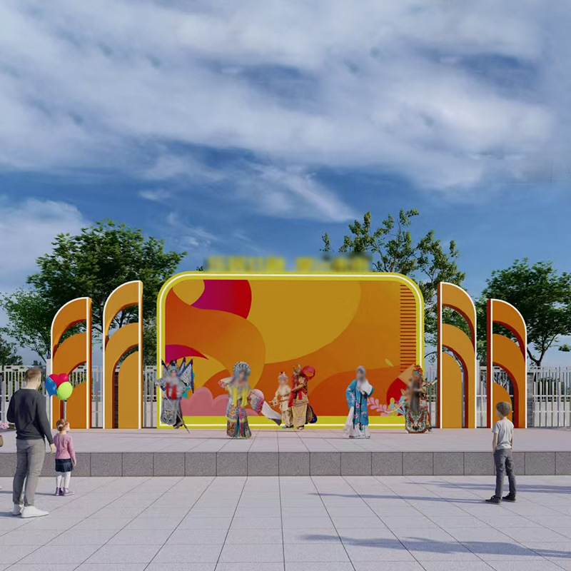 供应城市美化公园绿道户外广告牌大型宣传牌户外广告标识