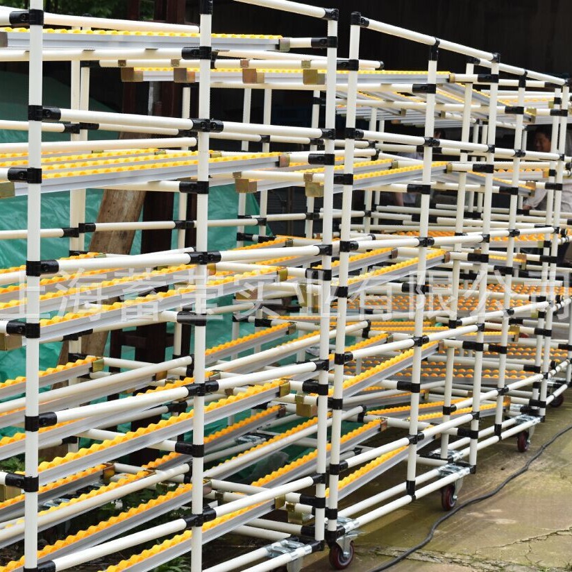 推车流利架 线棒精益管货架专用耐用移动