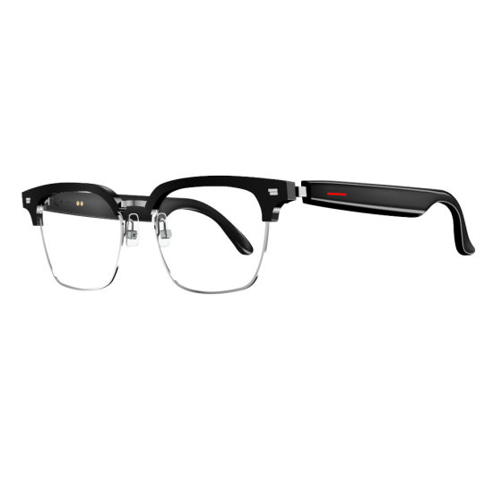 Black technology intelligent translation AI Bluetooth glasses listen to phone music can be matched with the degree of myopia glasses color change reading glasses