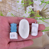 Realistic small toilet, three dimensional resin, pendant, earrings, keychain, accessory with accessories, handmade