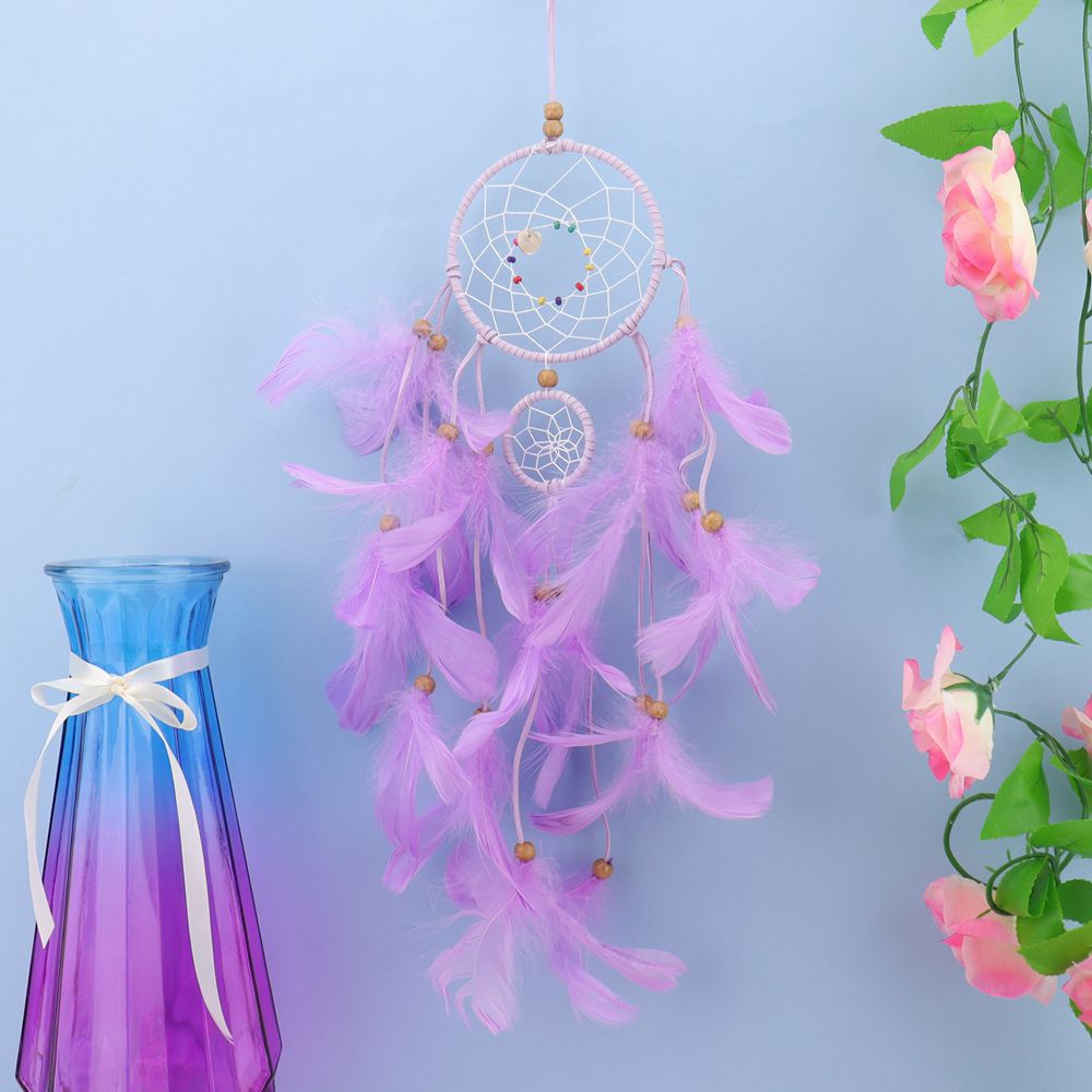 Adorable carillon attrape-rêves pour fille, cadeau d'anniversaire pour meilleure amie, cadeau de Saint-Valentin, Douyin D26_voghion.com