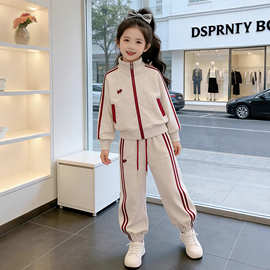 2026春季新款儿童卫衣套装韩版女童休闲套装中大童两件套童装批发