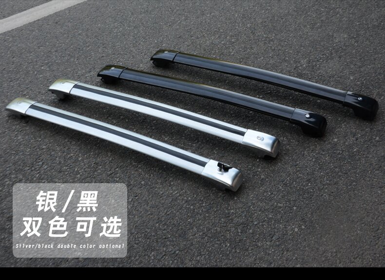 Factory Direct Sales Gm Split Luggage Rack Aluminum Alloy Travel Crossbar Roof Rack Load-Bearing Strong Crossbar Rack