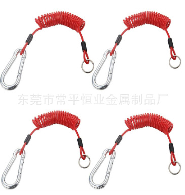 Amazon hot selling trailer/tugboat separation switch 12V DC DC spring wire rope 4FT/6FT cable