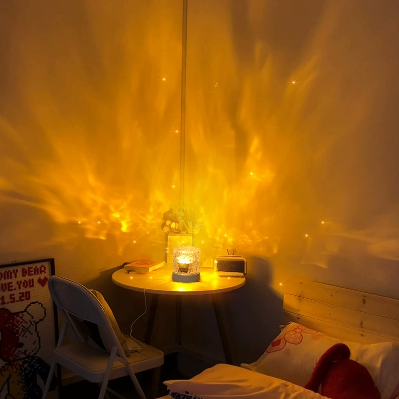 Ночник Dream Water Lamp вращающийся, 1 Вт, перезаряжаемый/настольный, 16 цветовых режимов