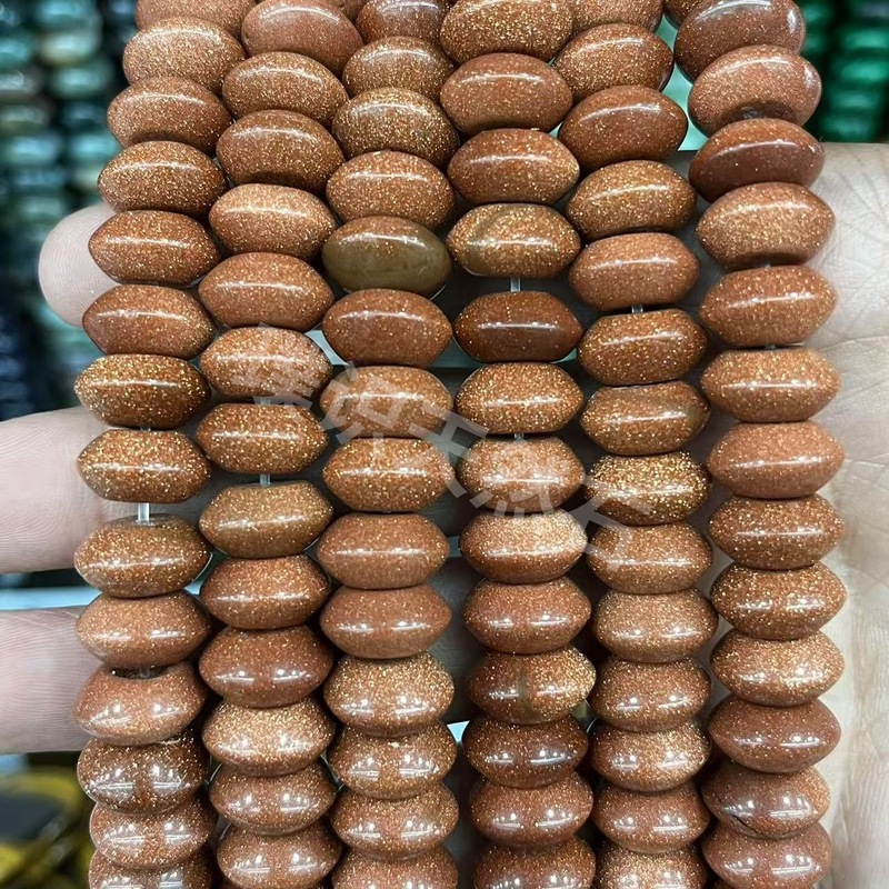 天然石水晶玛瑙6*12算盘尖珠飞碟小配珠diy饰品手串项链手链配件|undefined