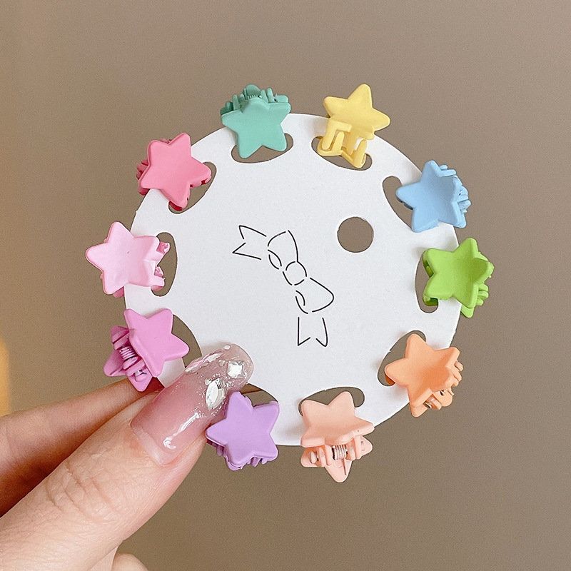 Mini flor de color clip de agarre pequeño hembra dulce niño trenzado horquilla linda princesa horquilla flequillo lateral tocado