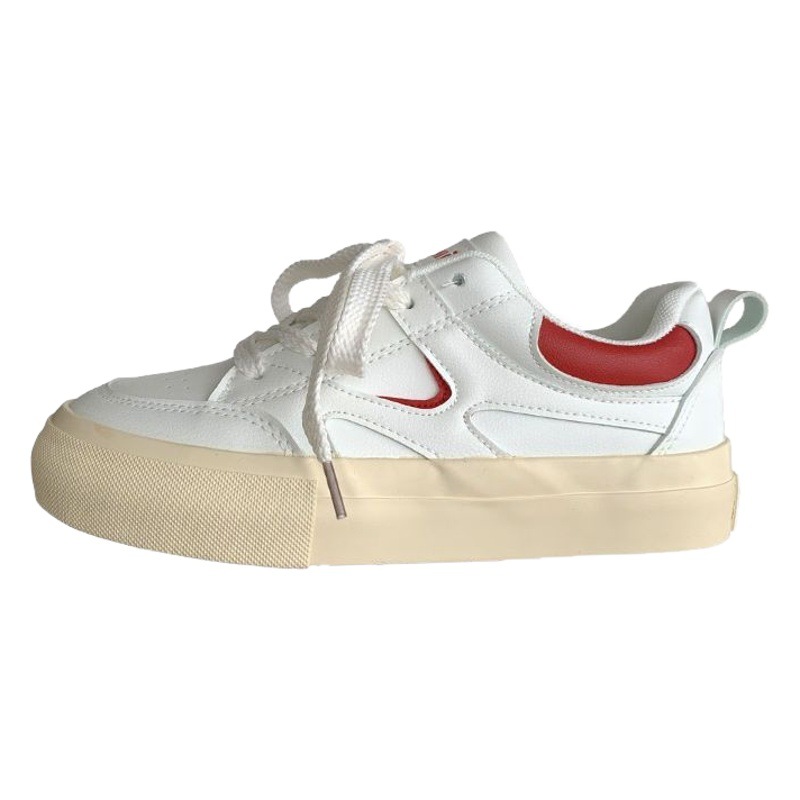 Zapatos de mujer Zapatos blancos para mujer 2023 primavera y verano nuevos deportes casuales todo partido zapatillas de plataforma aumentadas para mujer ins
