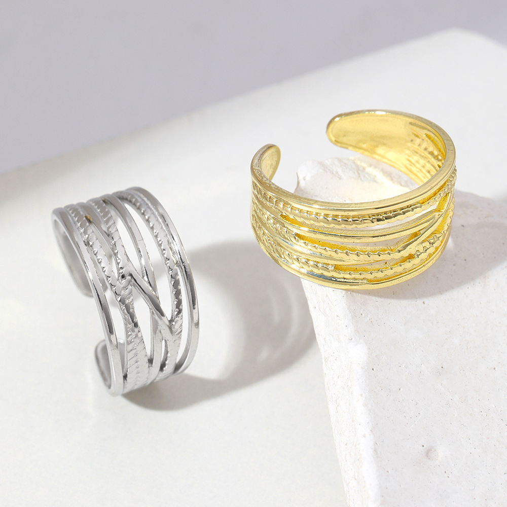small design retro ring stainless steel