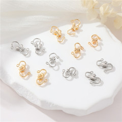 眾興14K真金手作自製材料8字扣手鍊項鍊連接扣蝴蝶扣DIY飾品配件