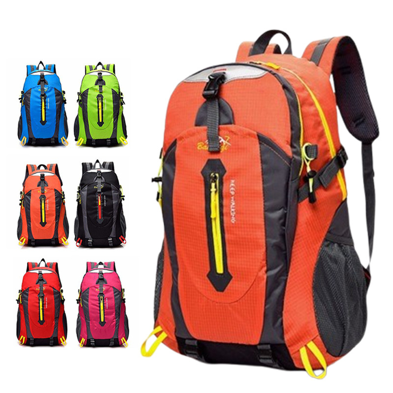 Mountaineering Bag Outdoor Sports Travel Cycling Backpack 40L Large Capacity Lightweight Unisex Hiking Backpack