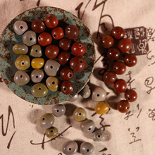 天然森系植物菩提种子太阳豆月亮豆diy文玩手串耳饰项链饰品配件