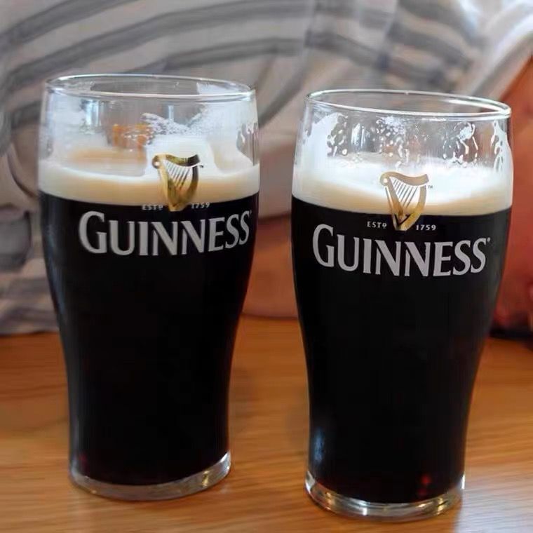 2022Newguinness Craft Beer Mug Irish Guinness Stout Mug Ipa Pint Glass Glass Cup