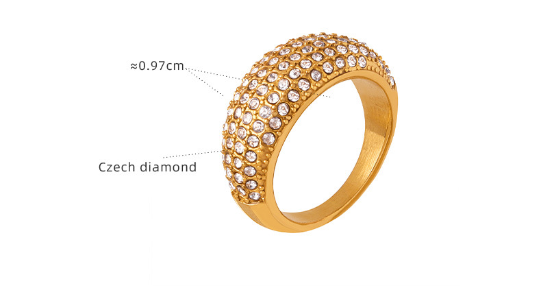 Minimalist Starry Sky Cz Diamond Designer Ring Luxury Style_voghion.com