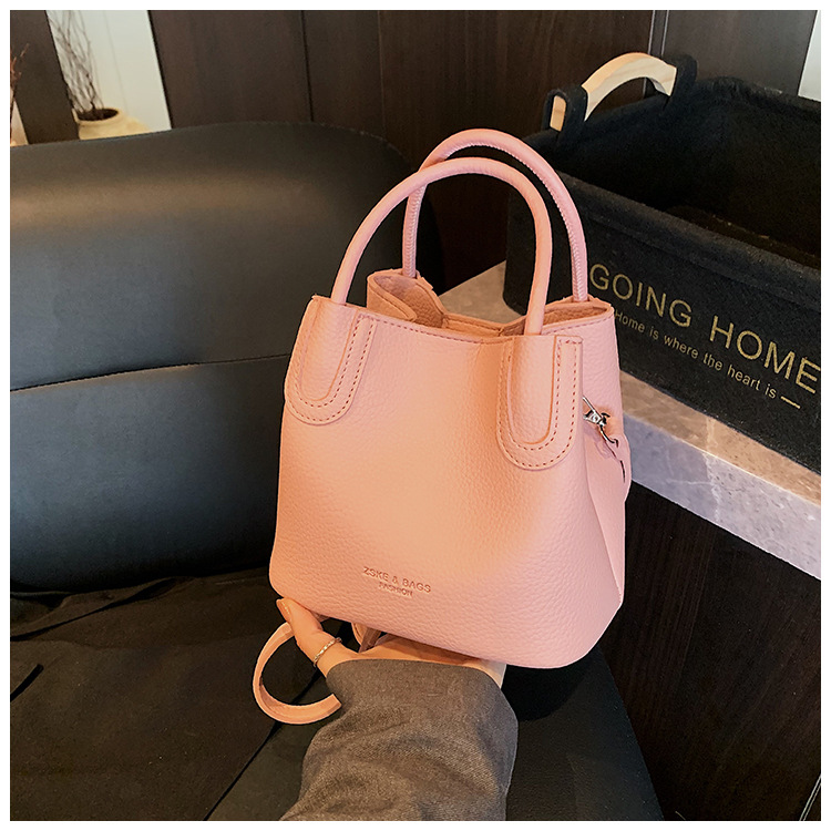 2025 Simple and casual hand-held small bag, new trendy and fashionable commuter crossbody bag, summer vegetable basket bucket bag undefined