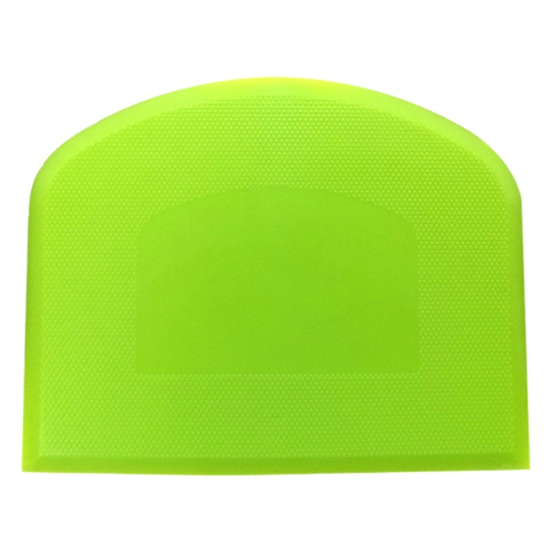 Plastic rubber cake cream scraper trapezoidal silicone scraper flour bread noodle cutter scraper baking tool Xiang