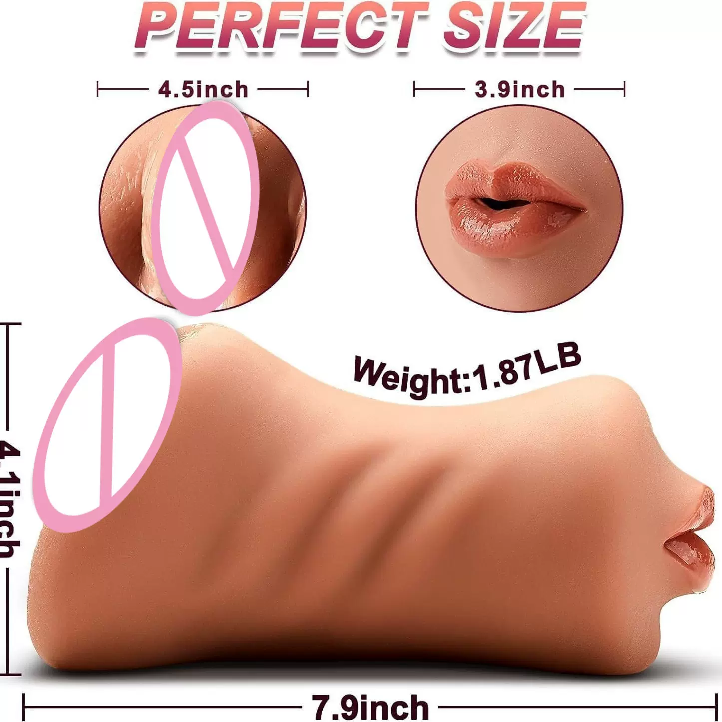 成人自慰情趣用品阴臀倒模逼真手感高品质男用三通名器倒模飞机杯