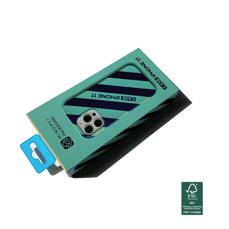 手机壳包装盒源头厂家专业定制iphone系列抽屉式包装盒带挂钩展示