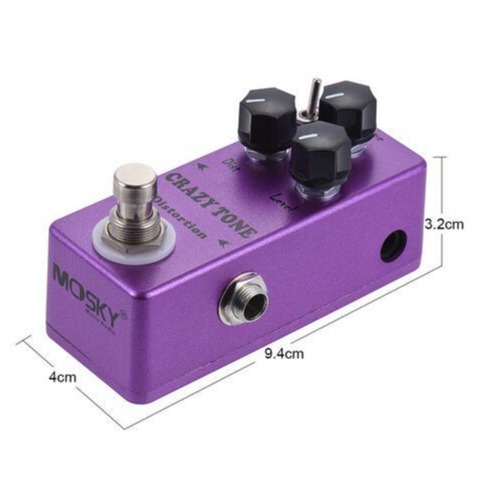 MOSKYAUDIO LOCO TONE instrumento musical efecto de distorsión guitarra fabricante al por mayor